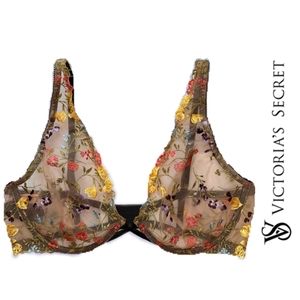 Victoria's Secret Lace Dream Angel See Through Bra